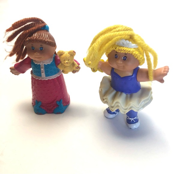 90s Vintage Cabbage Patch Kids Figures McDonalds Toys 1992 Bundle of 2 - Picture 5 of 5